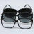 特奇玛平面镜男868平光电焊护目镜透明防护眼镜防尘防飞溅工业劳保打磨玻璃镜片 868白色 5付