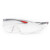 霍尼韦尔 300100 护目镜S300A红款透明镜片男女防风防沙防雾防刮擦款防护眼镜1副装
