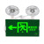百士安 新国标LED多功能二合一双头消防应急灯安全出口标志指示灯疏散灯 经济款左向应急灯