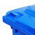兰诗（LAUTEE）LJT2206 蓝色240L加厚桶 大号物业环卫垃圾桶