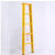 电工专用玻璃钢绝缘梯关节梯合梯人字梯电力检修专用绝缘梯子直销部分定制 2.5米单梯