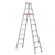铝合金人字梯不伸缩折叠梯子3米4米5米6米工程叉梯阁楼高梯子 升级加固款3米红