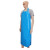 筑采 围裙TPU环保皮围裙套袖防水20丝蓝色围裙+袖套1件