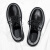 Leepag夏季皮鞋男鞋防水黑色新款男士黑色英伦运动商务正装休闲鞋子 黑色 40