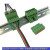 轨道式免焊对接XK2EDG-UVK-5.08MM对插拔式接线端子插头插座2P24P 2P UVK单插座