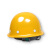 诺瑞斯安 安全帽工地透气款免费印字圆形防砸建筑工程防护工人头盔国标 黄色