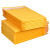 ANBOSON 黄色牛皮纸气泡信封袋 服装快递包装袋 印刷加厚防震服装泡沫袋子定制2000个起订 13*15+4cm/一箱520个