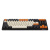 RK 987无线蓝牙机械键盘三模四轴可选87/104键樱桃轴PBT侧刻大碳王自如MAC平板游戏 黑橙三模(白光)-红轴-87键 官方标配