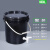 水杉10L黑色带龙头手提塑料桶10升水桶加厚储水洗手桶