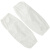 防油防水袖套厨房专用男女厂餐饮水产防脏皮革工作套袖白色 白色1双