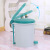 庄太太 塑料垃圾桶 洗手间脚踏式圆形卫生桶【10.6L/蓝色】ZTT1141