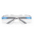 霍尼韦尔（Honeywell）300310 护目镜 S300A 蓝款透明镜片 防风沙 防尘 防雾眼镜 10副/盒