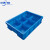 零件收纳盒五金工具分格箱塑料多格箱螺丝配件分隔盒元器件周转箱 A 天蓝色