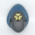 HKNA防尘口罩粉尘颗粒物硅胶口罩工业打磨灰尘煤矿装修透气面罩面具 三邦520D硅胶口罩5只