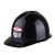 安美尚（ams）KG-DA ABS矿工安全帽旋钮调节带灯架 力达 黑色 定做 1顶