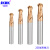 SKAK钨钢铣刀 HRC60度标准长或柄加长高硬球型铣刀 CNC数控锣刀 R1.0*4D*50L