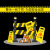 惠利得 正在施工注意安全警示牌告示牌提醒小心地滑维修清洁车位 保养中(10个)