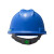 梅思安/MSA ABS标准型一指键帽衬+超爱戴帽衬组合装V型无孔安全帽施工建筑工地劳保防撞头盔 蓝色 1顶装