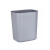 冠峰 8L椭圆米黄加厚 垃圾桶方形桶无盖圆形双层大号小号塑料桶GNG-415
