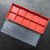 定制适用刀垫/数控刀片/塑料/单开/双开/白色/黑色/蓝色/红色/ 小号红色盒子（双开）