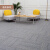 定制地毯拼接方块商用大面积全满铺地垫台球厅整铺客厅卧室房间 浅灰条纹 沥青底面(一件=10平方)