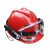 救援安全帽带头灯 抢险头盔充电安全帽矿工帽带灯安全帽矿灯盔煤矿工专 手电+护目镜+头盔（蓝色）