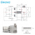 谷波 GWAVE 2.4mm公微波射频双孔法兰孔距9.5mm 50G PCB板端免焊连接器 2.4-JFD0830