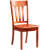 米蒂格全实木餐椅靠背椅子家用凳子现代简约餐厅中式书房酒店饭店餐桌椅  008白色-标准版
