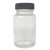 普霖乐 100ml化工瓶试剂瓶30ml透明广口玻璃瓶60ml大口调色瓶 备件 60ml透明瓶+PE垫片盖 