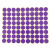 玛仕福 圆点不干胶贴纸 彩色色标分类记号定位标签贴25mm紫色（600贴/包）