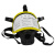 TWTCKYUS消防正压式空气呼吸器配件全面罩球形大视野面罩3C阻燃带通讯 柱形款面罩 德式接口