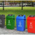 途百摇盖垃圾桶60L带盖大号垃圾桶小区办公分类垃圾箱塑料翻盖垃圾桶