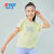 特步（XTEP）释冰4.0特步童装女童凉感短袖T恤2024夏季新款儿童速干短T上衣服   花漾黄 160