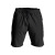 新款运动短裤夏季薄户外潮流休闲运动跑步健身训练速干 B37D-1黑色 M