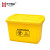 丰宁展益 医疗废物周转箱40L  医疗收纳整理转运箱黄色垃圾桶周转箱加厚
