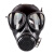 普达防毒面具全面罩过滤硫化氢 8号P-H2S-3蓝滤毒罐+导管PD-4003