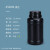 欧杜 塑料密封包装瓶存储瓶带盖酒精小分装瓶试剂瓶 250ml加厚-黑色(非级)