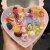 宝宝小装礼物塑料指环可爱宝石 小鸭子20件 爱心盒