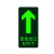 雨素 安全出口指示牌 夜光逃生标志箭头 荧光标识贴纸警示牌 【SDT-06左右出口14.5*29.5cm】