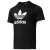 阿迪达斯 （adidas）三叶草男装短袖2024夏季新款运动服健身训练短袖时尚潮流T恤 H06642/黑色 S