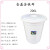 特厚大白桶塑料发酵桶储水桶级圆形桶熟料120升胶桶100升 加厚45L桶含盖含铁耳白色