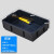电子物料元件平口塑料托盘周转ESD收纳盒黑色箱加厚零件小号盒周 05#盒380*245*100mm