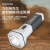 雅格 LED充电式便携手电筒 1.5W 白光 强弱双档 YG-3898 白色 