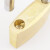 火焰鼠 铜锁黄铜挂锁 箱锁柜子锁小锁头 电力表箱锁小铜锁 25mm短梁单开 HJ10