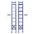 储力单侧直梯单侧直梯铝合金阁楼梯爬梯加厚一字梯工程梯户外梯单边梯子5米特厚款3mm厚升4.6米收2.7米