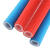 宗菱 暖通管道 压花红蓝彩色保温棉管套内径16mm*厚7mm 150米/包