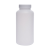 垒固 HDPE塑料圆瓶带刻度试剂瓶带内盖分装瓶 白色大口500ml（5个）