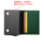 袋鼠新款钱包金属RFID信用卡盒磁扣时尚风拼接钱包卡包 碳纤纹黑色