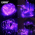 安赛瑞 太阳能灯串 防水led彩灯带遥控 商场软管灯八功能 长7M50灯 紫色 766072