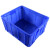 聚远 JUYUAN 蓝色周转箱 收纳 工具箱 53.5长x41宽x26.5高 不零售 1个价